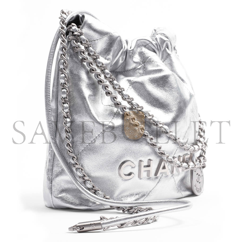 CHANEL 22 MINI HANDBAG AS3980 (20*19*6cm)